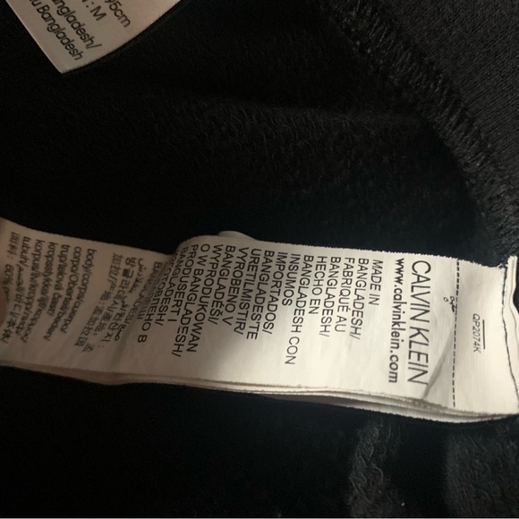 Calvin Klein Men Black Jogger Logo Drawstring Sweatpants Size M Activewear - Picture 4 of 8